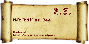 Méhész Bea névjegykártya